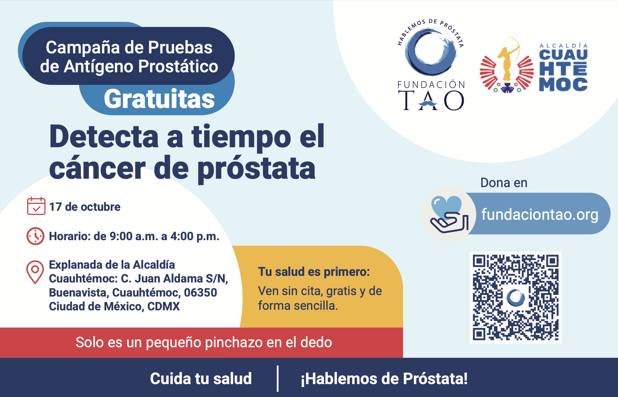Flyer campaña 17 de octubre · Alcaldía Cuauhtémoc (pieza 1)